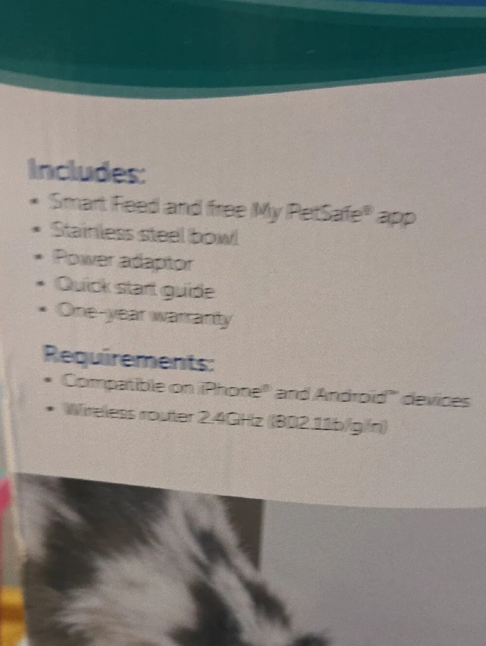 PetSafe automatic feeder